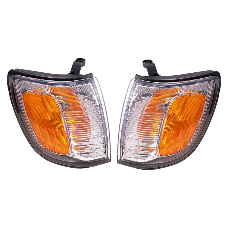 Brock Replacement Set Driver and Passenger Park Clearance Lights Lamps Compatible with 1999-2002 4Runner 8162035340 8161035330