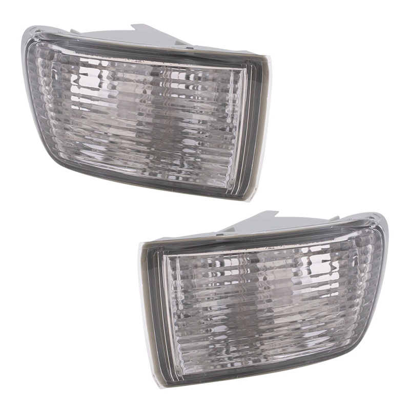 Brock Replacement Set Driver and Passenger Park Signal Front Marker Lights Lamps Compatible with 2003-2005 4Runner 8152135391 8151135401