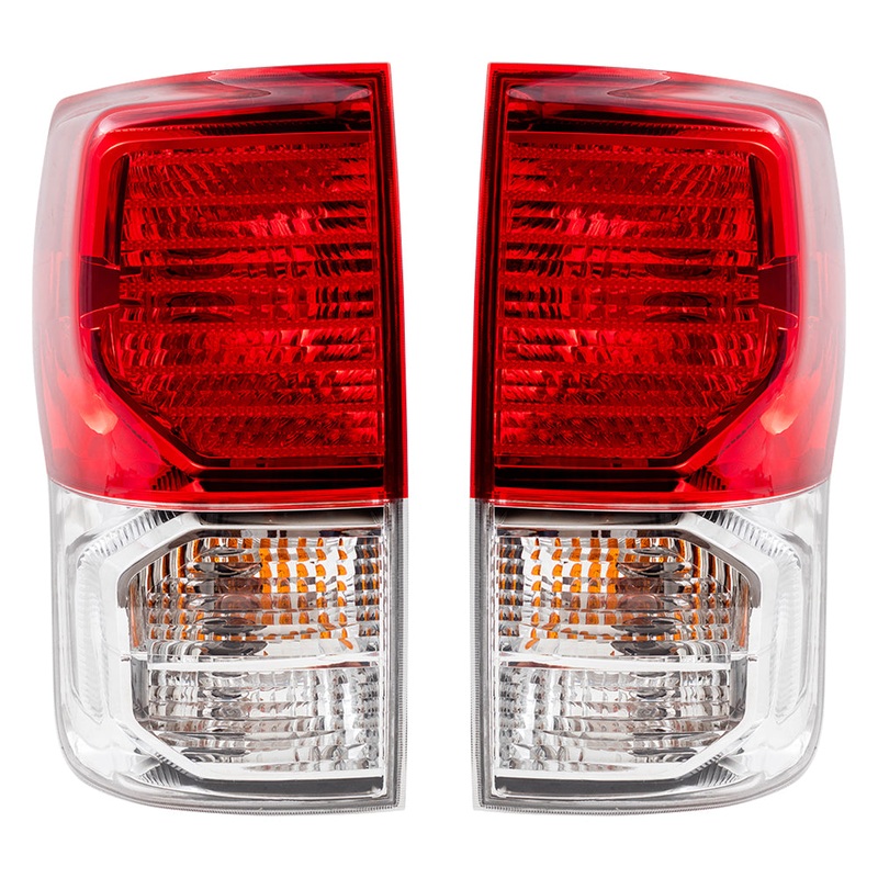 Fits Toyota Tundra 10-13 Truck Set of Taillights Tail Lamps w/ Housing Assembly
