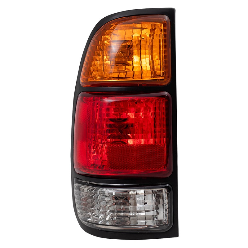 Fits Toyota Tundra Truck 00-06 Drivers Taillight – with Amber-Red-Clear Lens