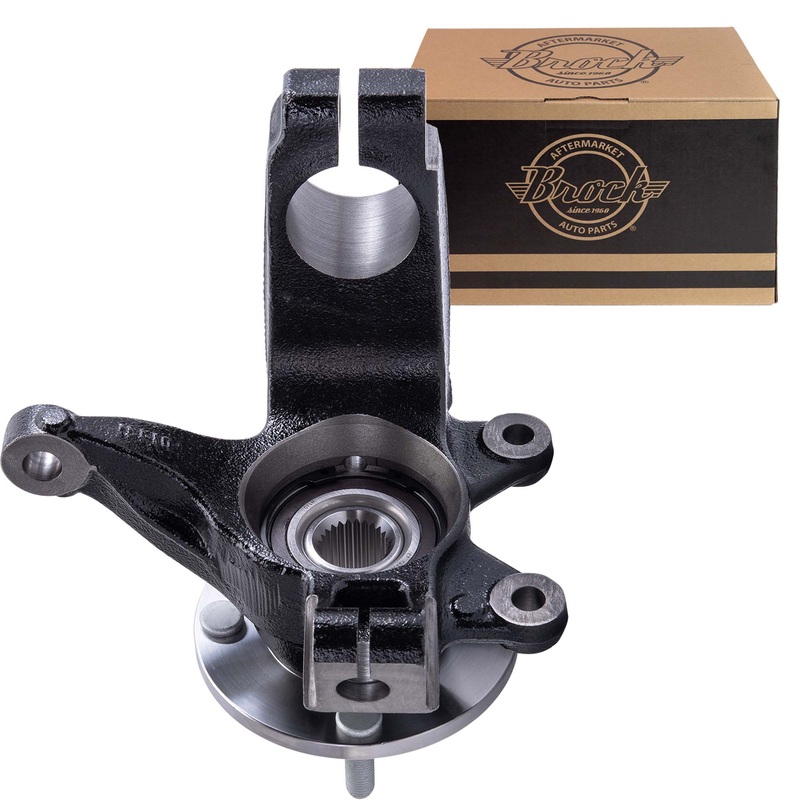 Brock Aftermarket Replacement Front Driver Left Loaded Steering Knuckle Assembly Compatible with 2006-2011 Ford Focus