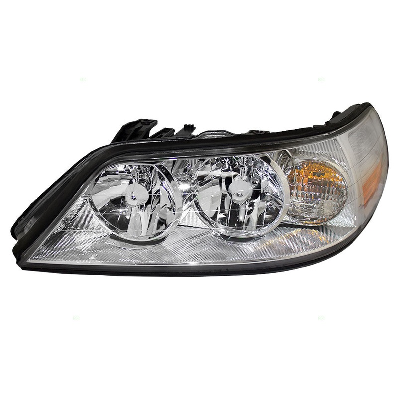 Brock Driver Side Halogen Combination Headlight Assembly for 2005-2011 Town Car