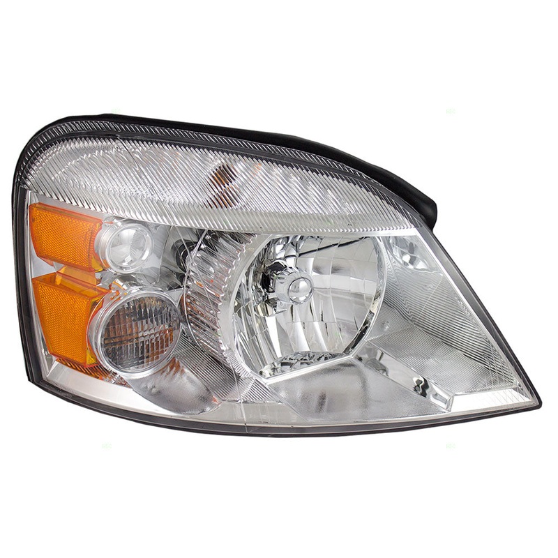 Brock Replacement Passengers Halogen Headlight Combination Headlamp Compatible with 2004-2007 Freestar Monterey Van 7F2Z13008A