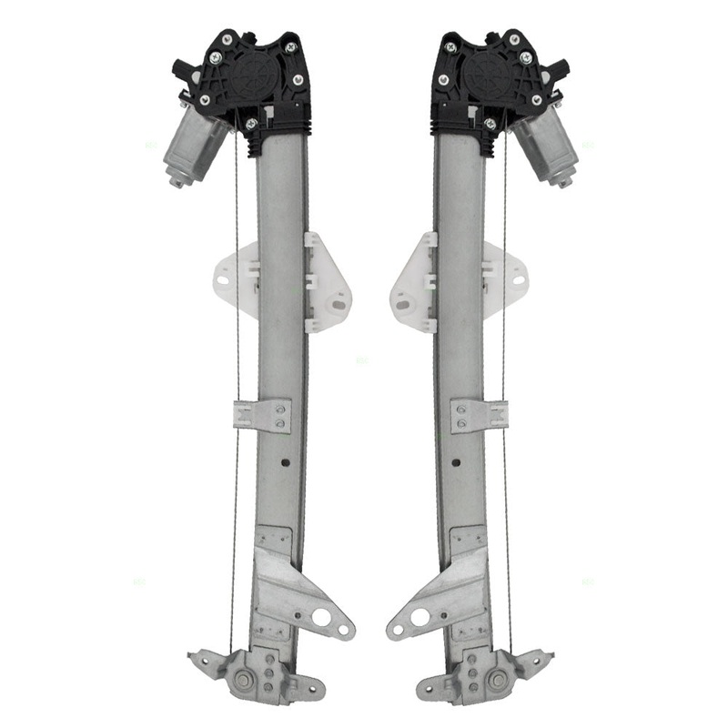 Brock Replacement Driver and Passenger Front Power Window Lift Regulators with Motors Compatible with 08-12 Accord 72250-TA0-A12 72210-TA0-A12