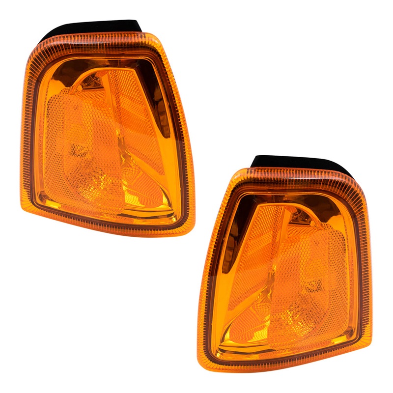 Brock Replacement Driver and Passenger Park Signal Corner Marker Light Lamp Compatible with 2001-2005 Ranger Pickup Truck 1L5Z 15A201 BA 1L5Z 15A201 AA
