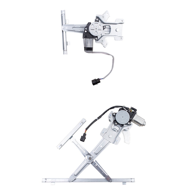 Brock Replacement Front & Rear Passenger Side Power Window Regulators W/Motor Set Compatible with 2008-11 Lancer Built to 2/11 08-11 Lancer Evolution Built to 2/11 10-11 Lancer Sportback Built to 2/11
