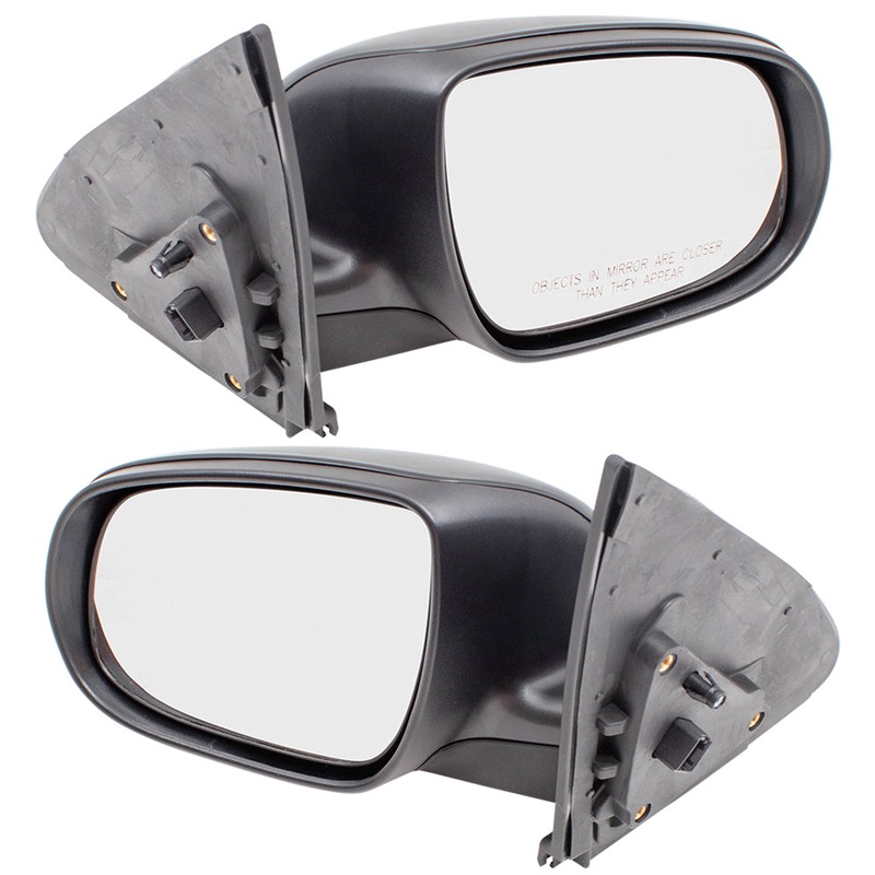 Brock Replacement Pair Set Power Folding Side View Mirrors Heated Signal Compatible with 2013 Forte 876101M025 KI1320191 876201M035 KI1321191