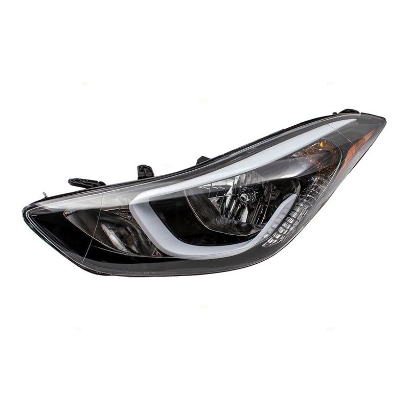 Brock Drivers Halogen Headlamp Assembly for 14-16 Hyundai Elantra Sedan US 921013Y500