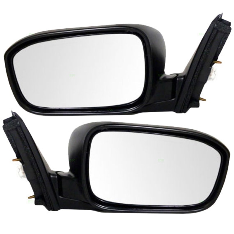 Brock Replacement Driver and Passenger Power Side View Mirrors Ready-to-Paint Compatible with 2003-2007 Accord Sedan 76250SDAA13ZA 76200SDAA13ZA