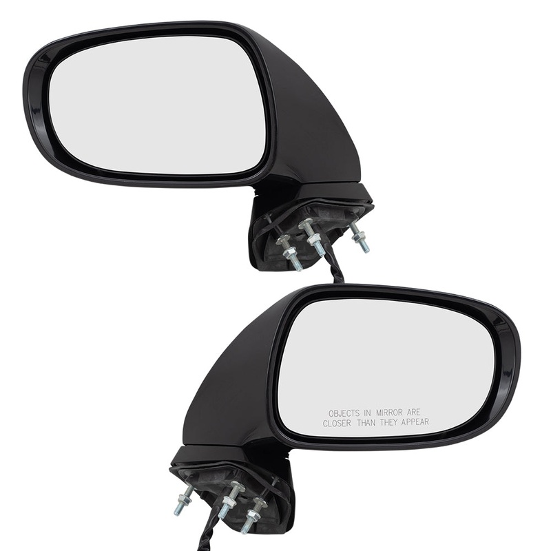 Brock Replacement Pair Power Folding Mirrors Heated Compatible with LS460 LS600h