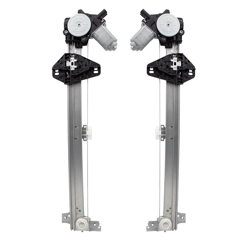 Brock Replacement Pair Power Window Regulators with Motors Compatible with 2007-2012 RDX Front Driver and Passenger Set 72250STKA02 72210STKA02