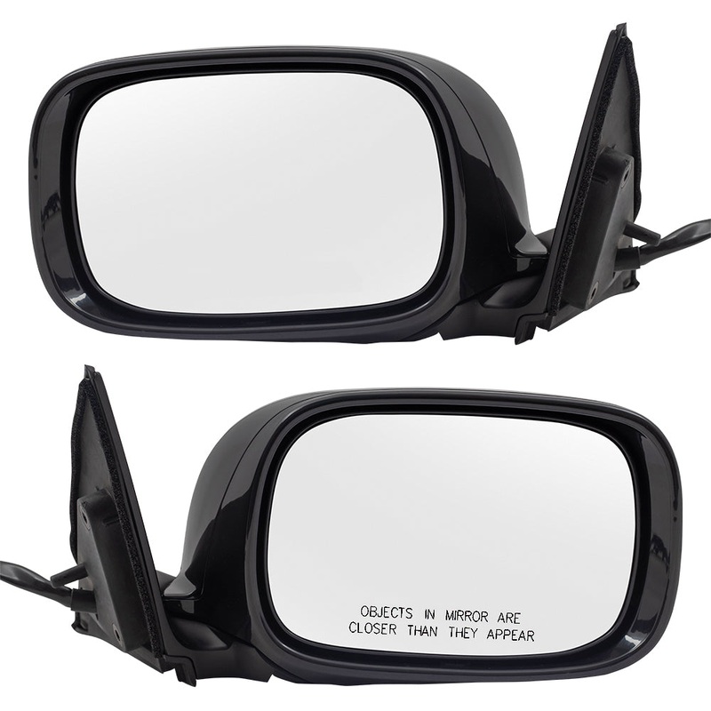 Brock Replacement Pair Side Mirrors GS430 Driver and Passenger Power Folding Set Heated Memory Puddle Lamp Compatible with 2006-2007 GS430 8790630300C0 8790130240C0