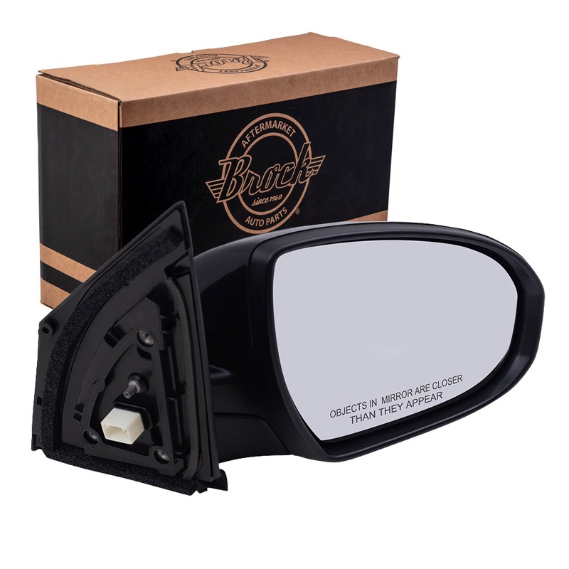 Brock Replacement Passenger Power Side Mirror Heated Compatible with 2016-2018 Tucson