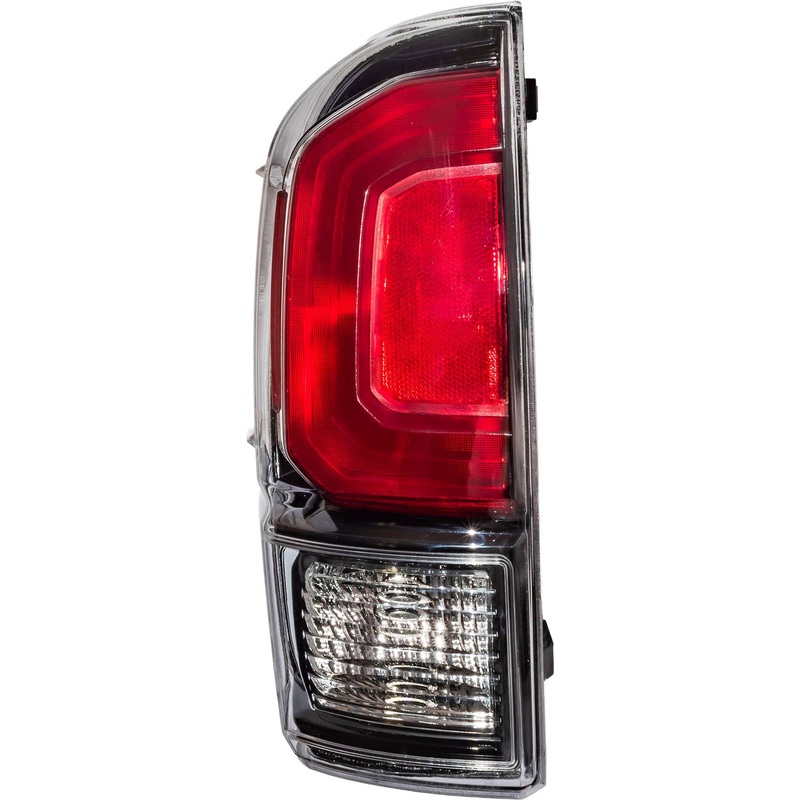 Brock Aftermarket Replacement Driver Left Combination Tail Light Assembly Without Black Bezel Compatible With 2020-2023 Toyota Tacoma Limited