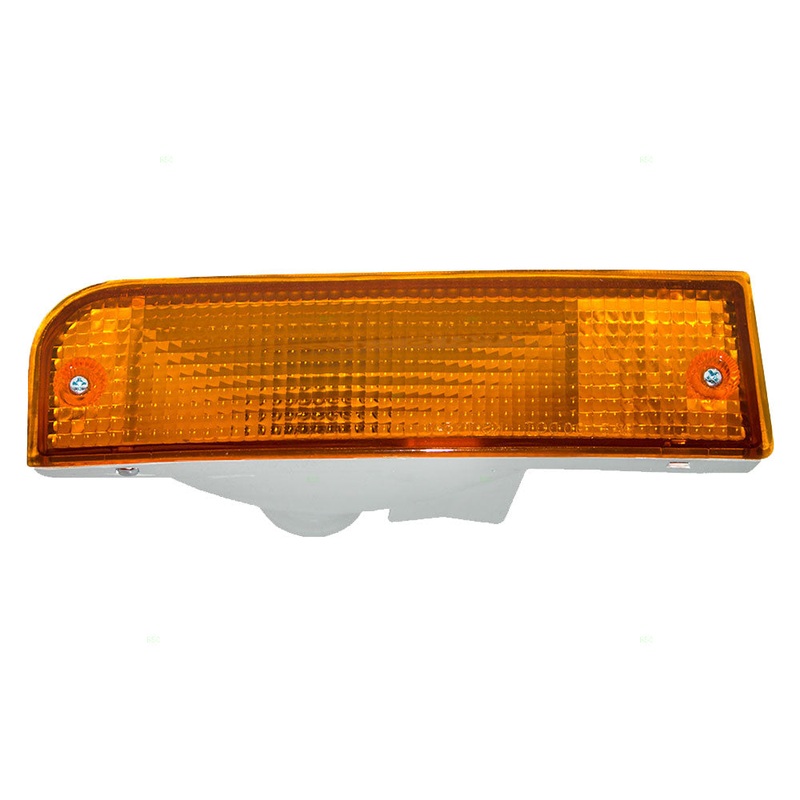 Brock Replacement Passengers Park Signal Front Marker Light Lamp Lens Compatible with 1992-1995 4Runner 8151035080