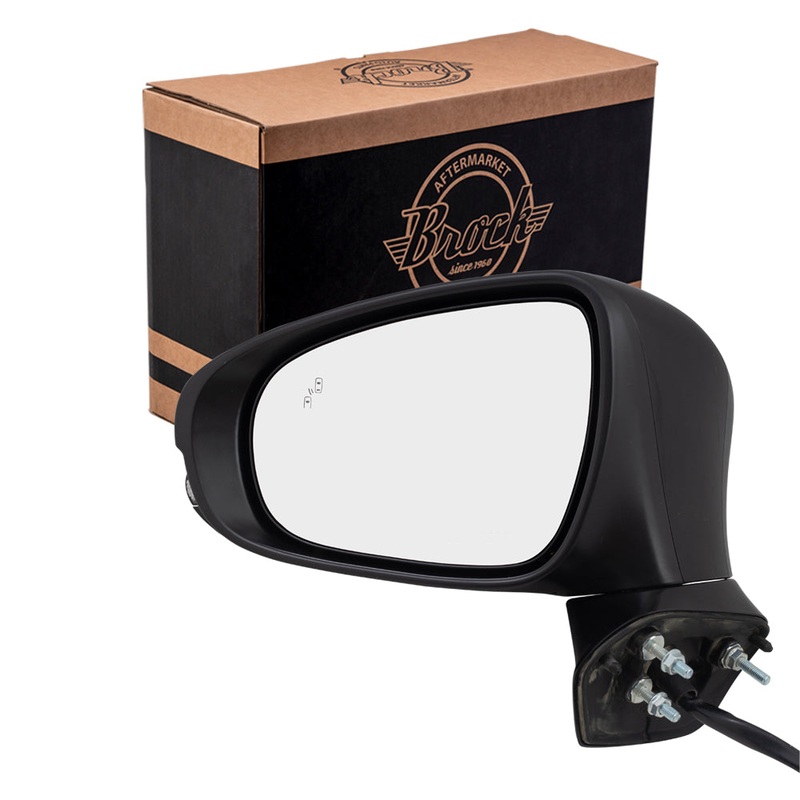 Brock Replacement Power Mirror Drivers Side Heated Signal Memory Puddle Lamp Blind Spot Detection Manual Folding Compatible with 2013-2015 ES350 ES300h 8794033B31C0