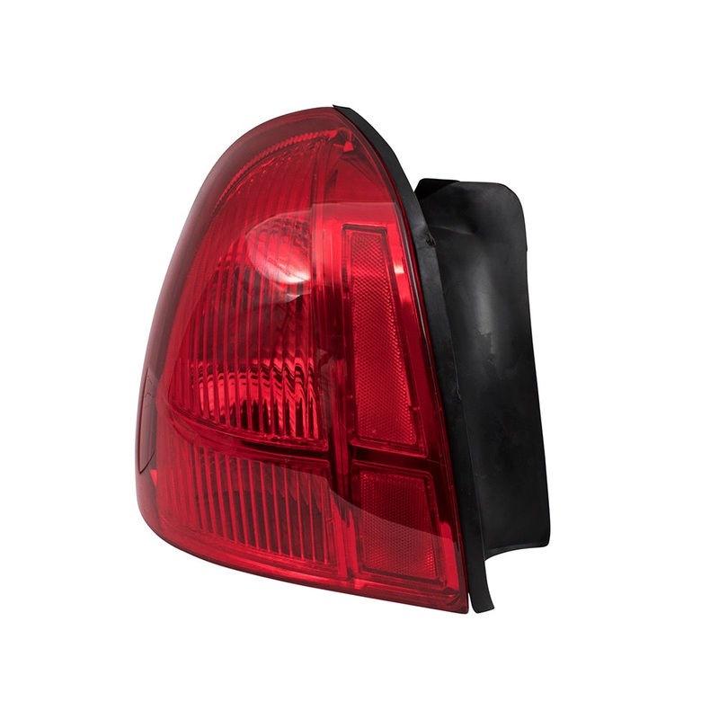 Brock Replacement Drivers Taillight Tail Lamp Compatible with 2003-2011 Town Car 3W1Z13405AA