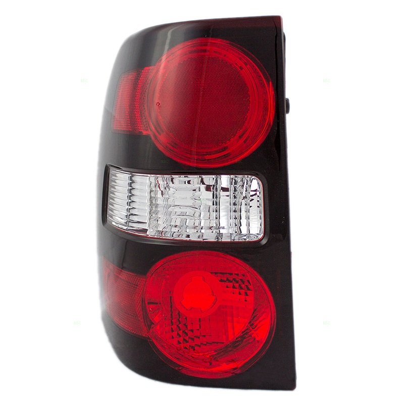 Brock Replacement Drivers Taillight Tail Lamp Compatible with 2006-2010 Explorer 6L2Z13405CA