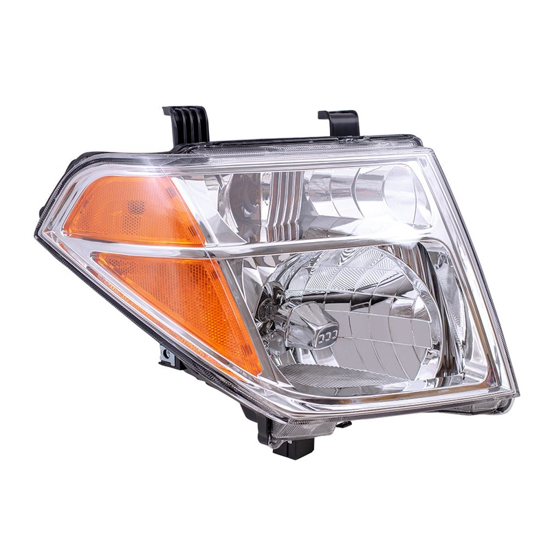 Brock Replacement Passengers Halogen Combination Headlight Headlamp Compatible with 05-07 Pathfinder & 05-08 Frontier 26010EA525