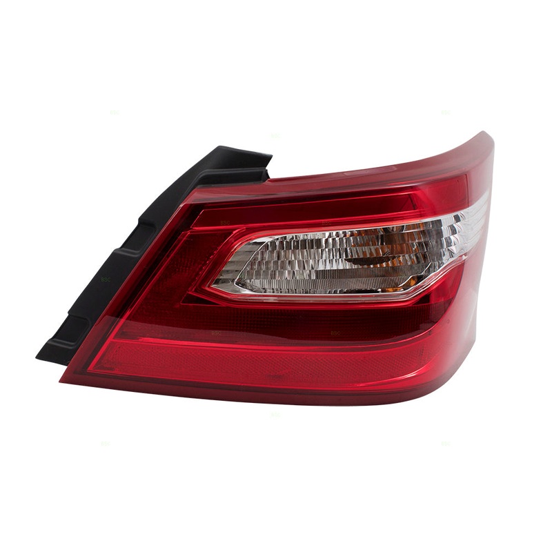 Brock Replacement Passengers Taillight Tail Lamp Quarter Panel Mounted Compatible with 16-17 Altima Sedan 265509HS0A
