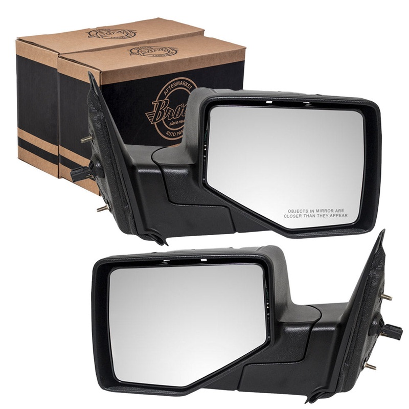Driver and Passenger Power Side View Mirrors Textured w/ Smooth Covers Replacement for 06-11 Ranger Pickup Truck 8L5Z17683AA 8L5Z17682AA