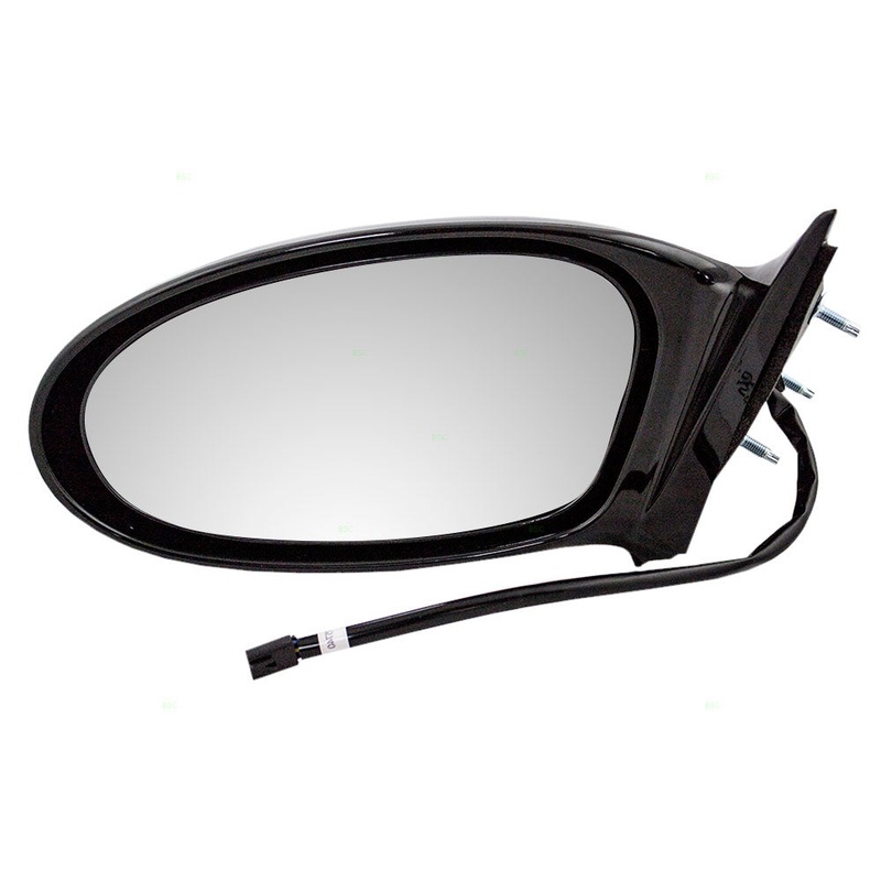 Brock Replacement Driver Power Side Door Mirror Single Post Compatible with 2002-2005 Grand Am 22724872