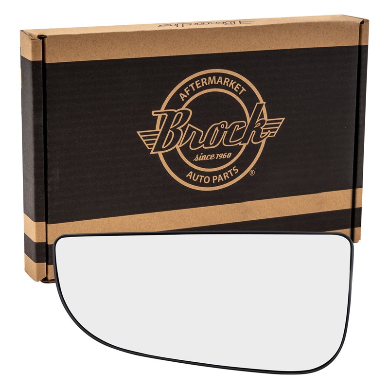 Brock Replacement Driver Side Outer Tow Mirror Glass & Base Compatible with Ram 2009 1500, 2010-2018 1500/2500/3500 & 2019-2021 1500 Classic