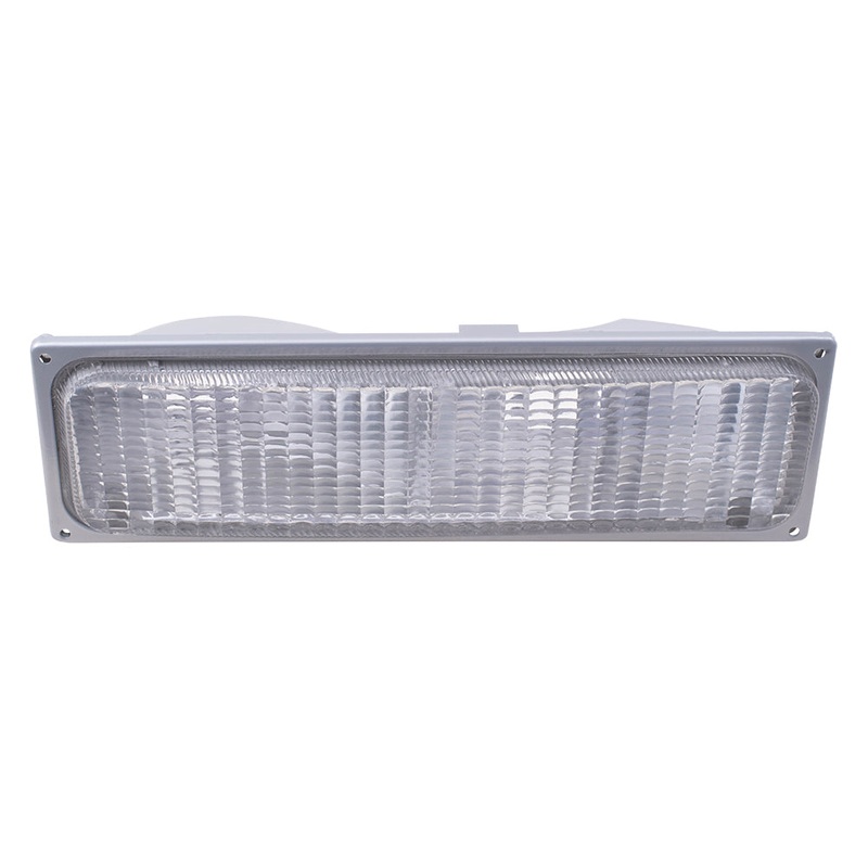 Brock Replacement Passenger Park Signal Front Marker Light Compatible with 1990-1993 C1500 C2500 K1500 K2500 Pickup Truck