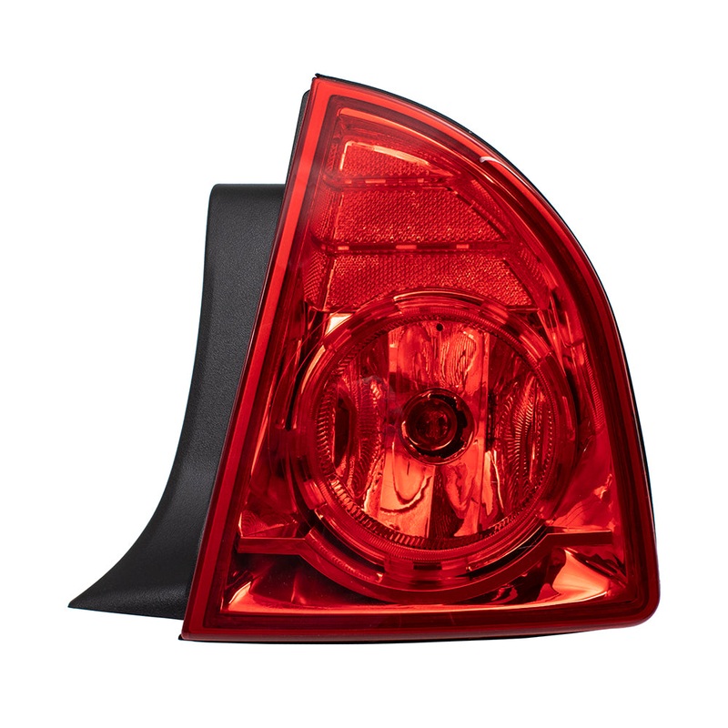 Brock Replacement Passenger Tail Light with Red Lens Compatible with 2008-2012 Malibu 20914364