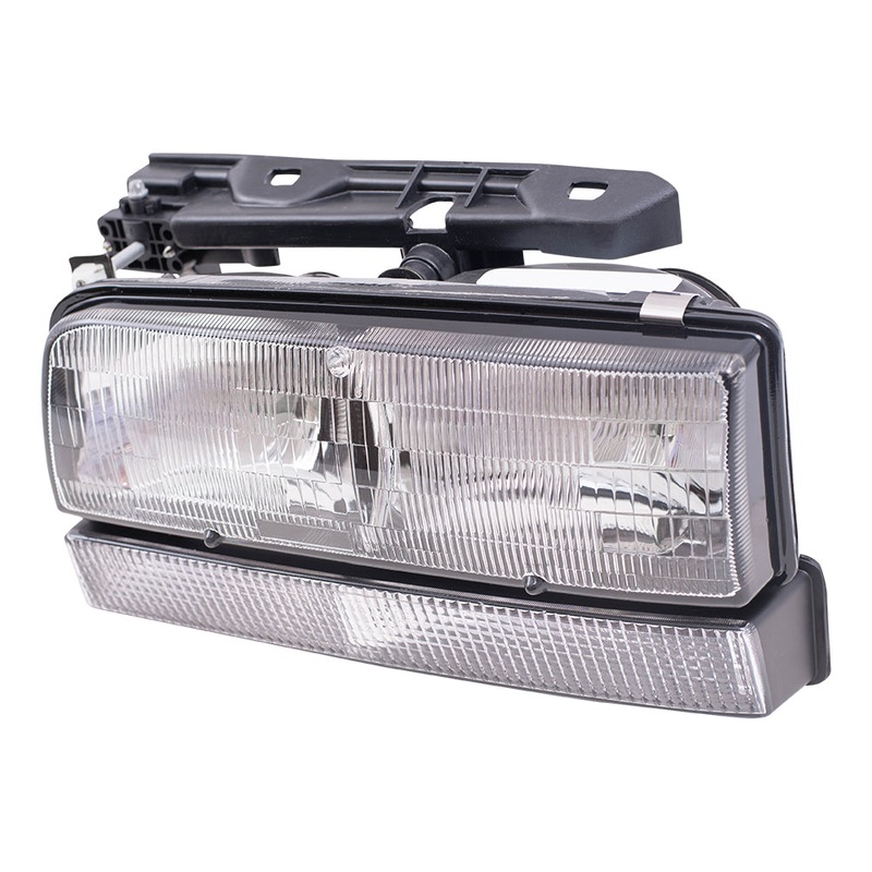 Headlight fits Buick Park Avenue LeSabre Driver Headlamp Lens w/ Black Edge Trim