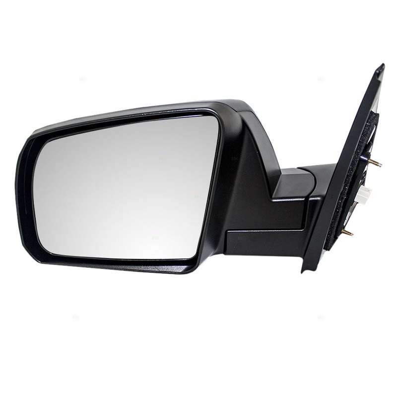 Brock Replacement Drivers Power Side View Mirror Heated Textured Compatible with 07-13 Tundra 08-13 Sequoia 87940-0C181