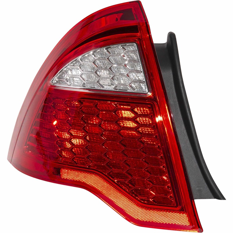 Combination Tail Light Assembly Driver Side Left For 2010-2012 Ford Fusion 2010-2012 Ford Fusion Hybrid