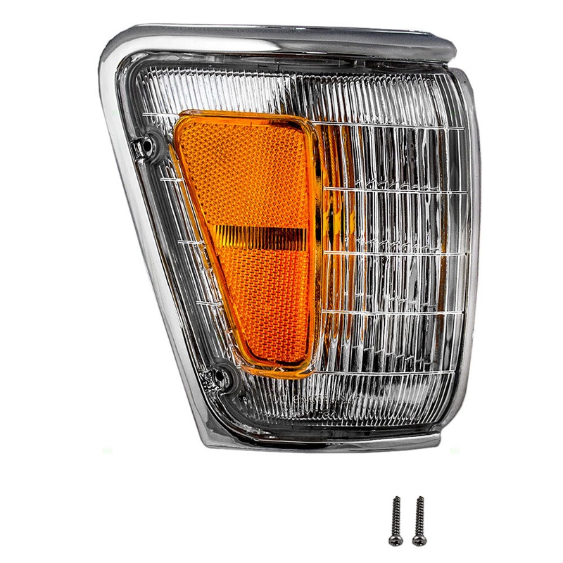 Fits Toyota Pickup Truck 4Runner Passengers Park Clearance Light – Chrome Trim