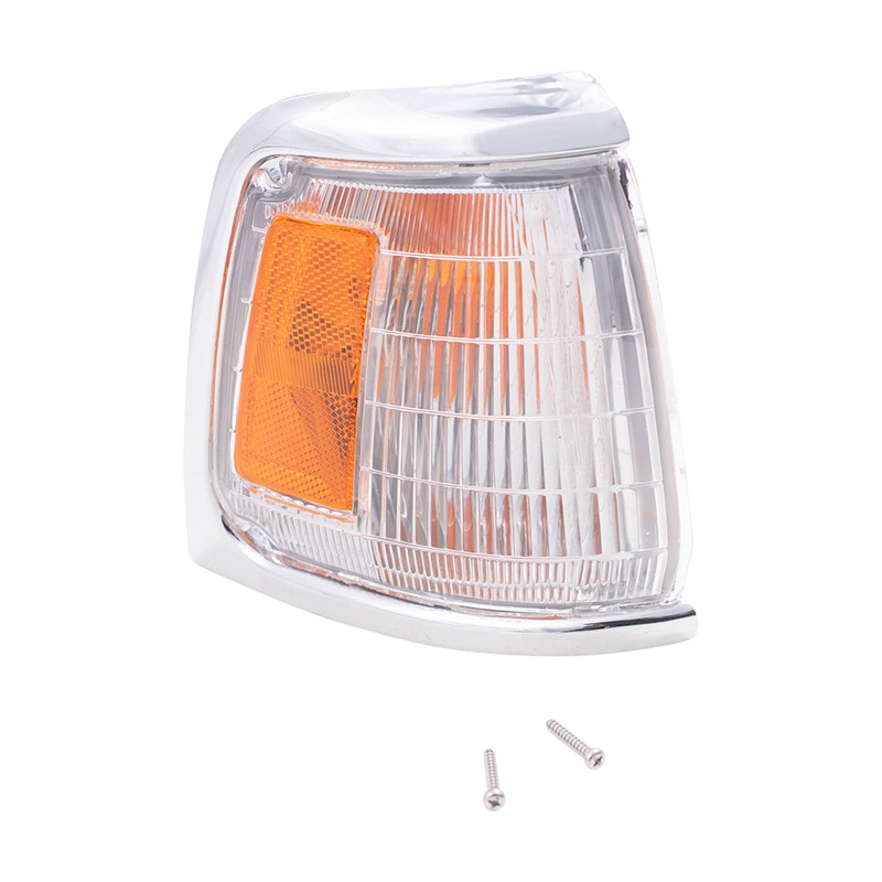Fits Toyota Pickup Truck 89-91 Passenger Corner Signal Marker Lamp – Chrome Trim