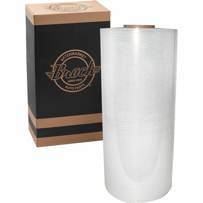 Brock Clear Industrial Strength Machine Length Stretch Wrap Film – 20 Inch x 5000 Feet (51cm X 1524m) 80 Gauge – 3 Inch Core For Warehouse-Industrial-Commercial Pallet Wrapping Machines