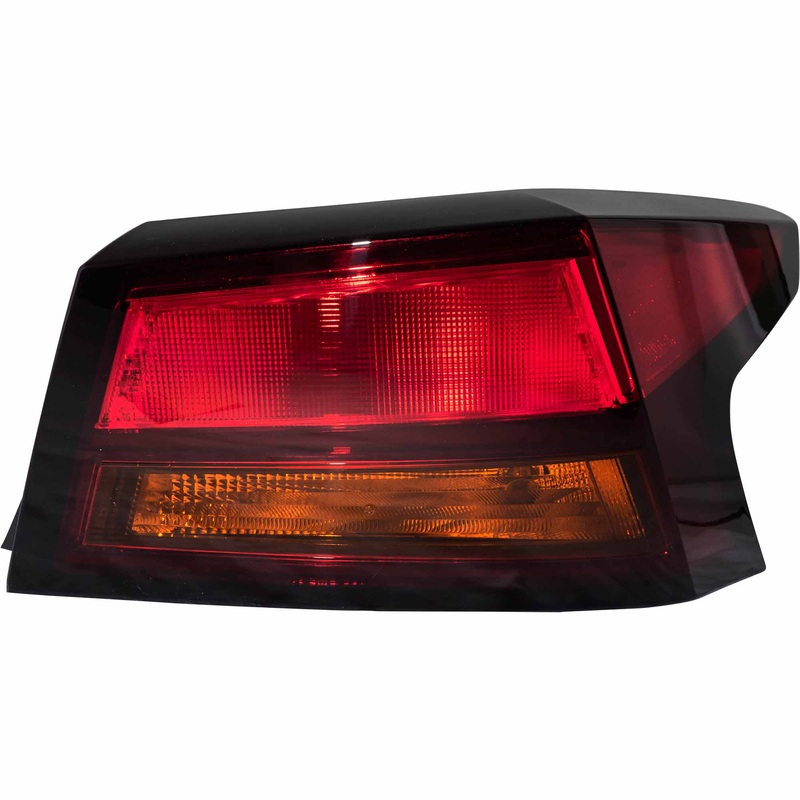 CAPA Certified Combination Tail Light Assembly Body Mounted Passenger Side Right For 2009-2025 Nissan Altima