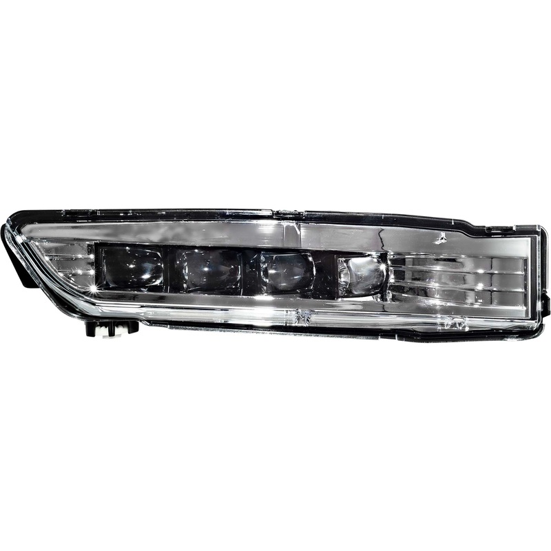 CAPA Certified Rectangular LED Fog Light Assembly Passenger Right For 2018-2020 Honda Accord Sedan 2018-2020 Honda Accord Hybrid 2022-2024 Acura MDX Type S 3.0L Turbo 2025 Acura MDX