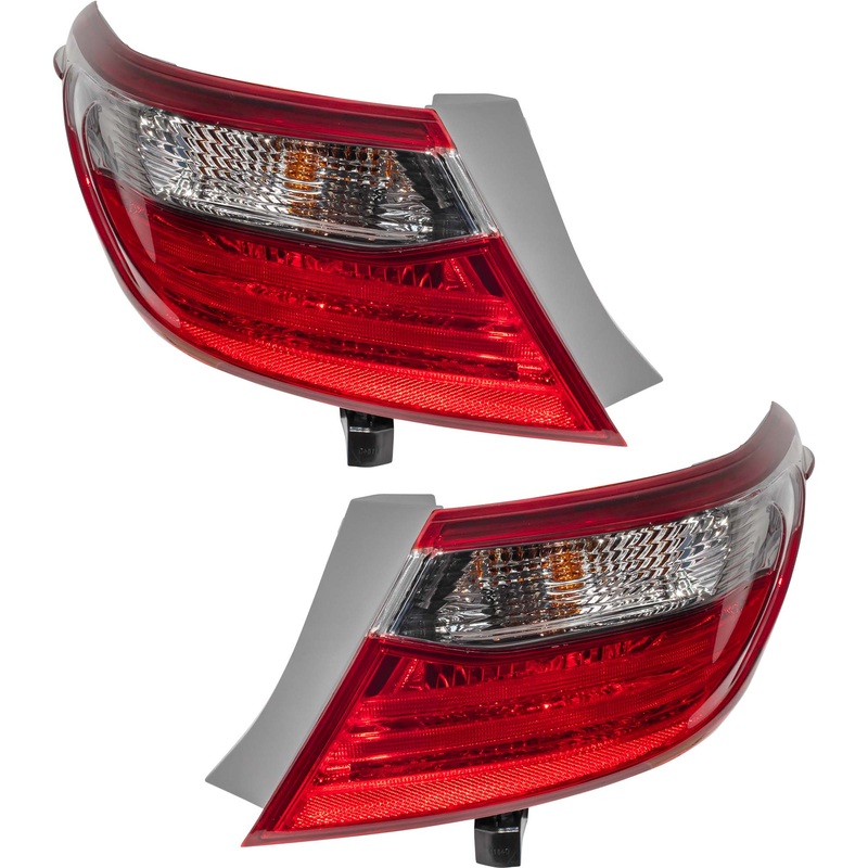 Combination Tail Light Assembly With Smoked Signal Lens Body Mounted Set Driver Side Left Passenger Side Right For 2015-2017 Toyota Camry Special Edition